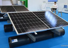 When the roofs are full, or improving water quality is of interest, floating solar panels come into the picture, as offered here by Floating Solar.